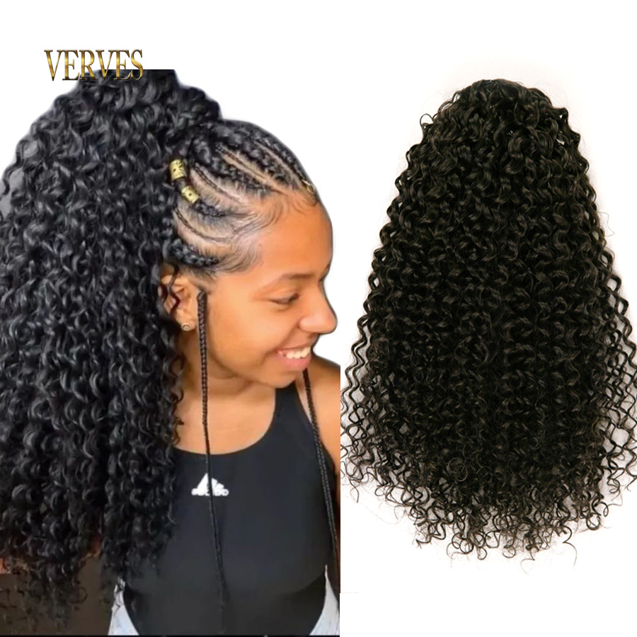 VERVES sentetik İpli puf Ponyt - Drawstring Afro Curly Puff Ponytail incelemesi ve fiyatı