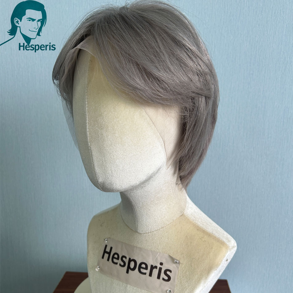 Hesperis Brezilya Remy Gri Ren - Pre Parted 13X4 Lace Front Bob Wig incelemesi ve fiyatı