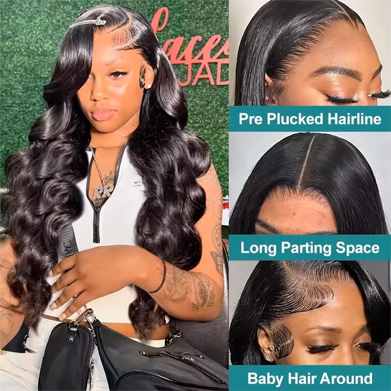 %180-220 Yoğunluklu Doğal Siya - Lace Front Wigs incelemesi ve fiyatı