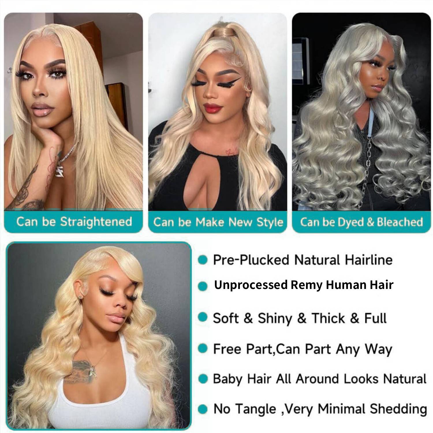 613 Bal Sarısı İpeksi Uzun Dal - 613 Blonde Body Wave Lace Front Wig incelemesi ve fiyatı