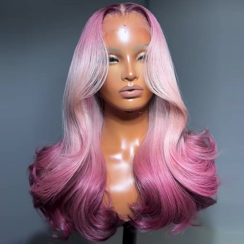 13x4 Kahverengi Pembe Mavi Dan - 613 Blonde Body Wave Lace Front Wig incelemesi ve fiyatı