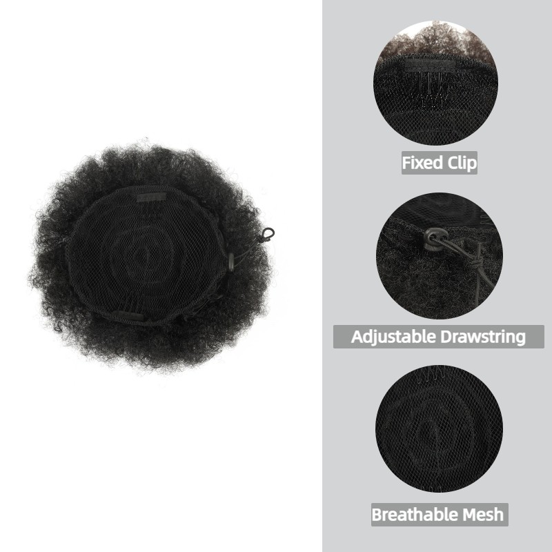 Afro Puff İpli At Kuyruğu Uzat - Drawstring Afro Curly Puff Ponytail incelemesi ve fiyatı