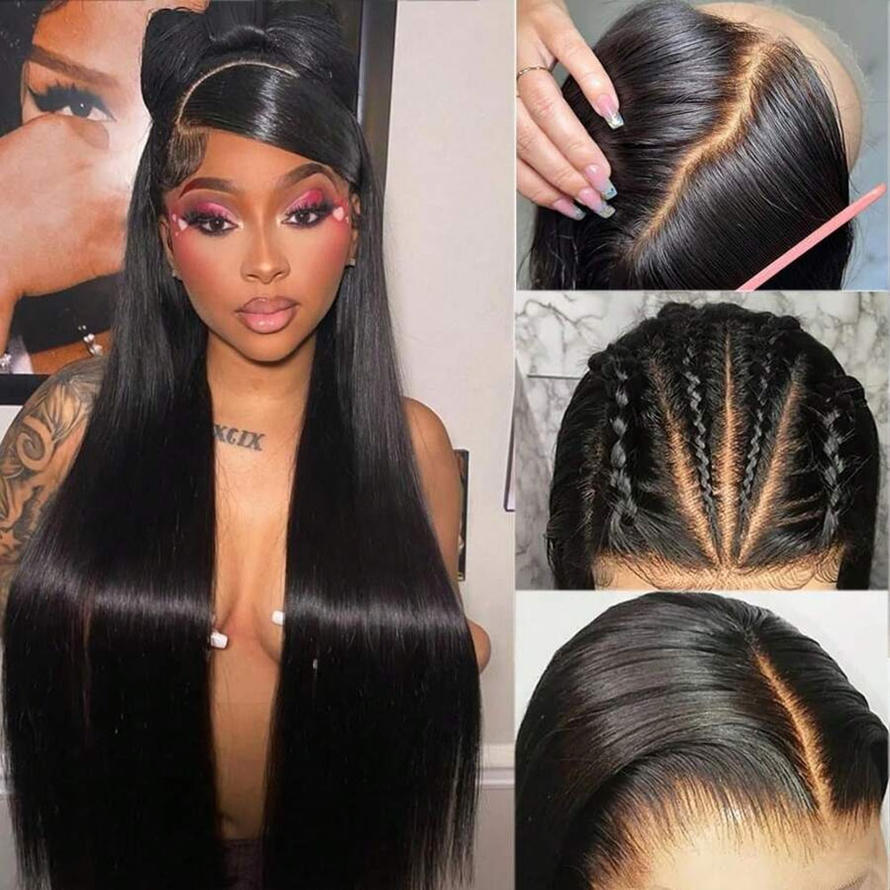 34 İnç Düz Saçlı, Önceden Yolu - Hd Lace Frontal Wig Human Hair Pre Plucked incelemesi ve fiyatı