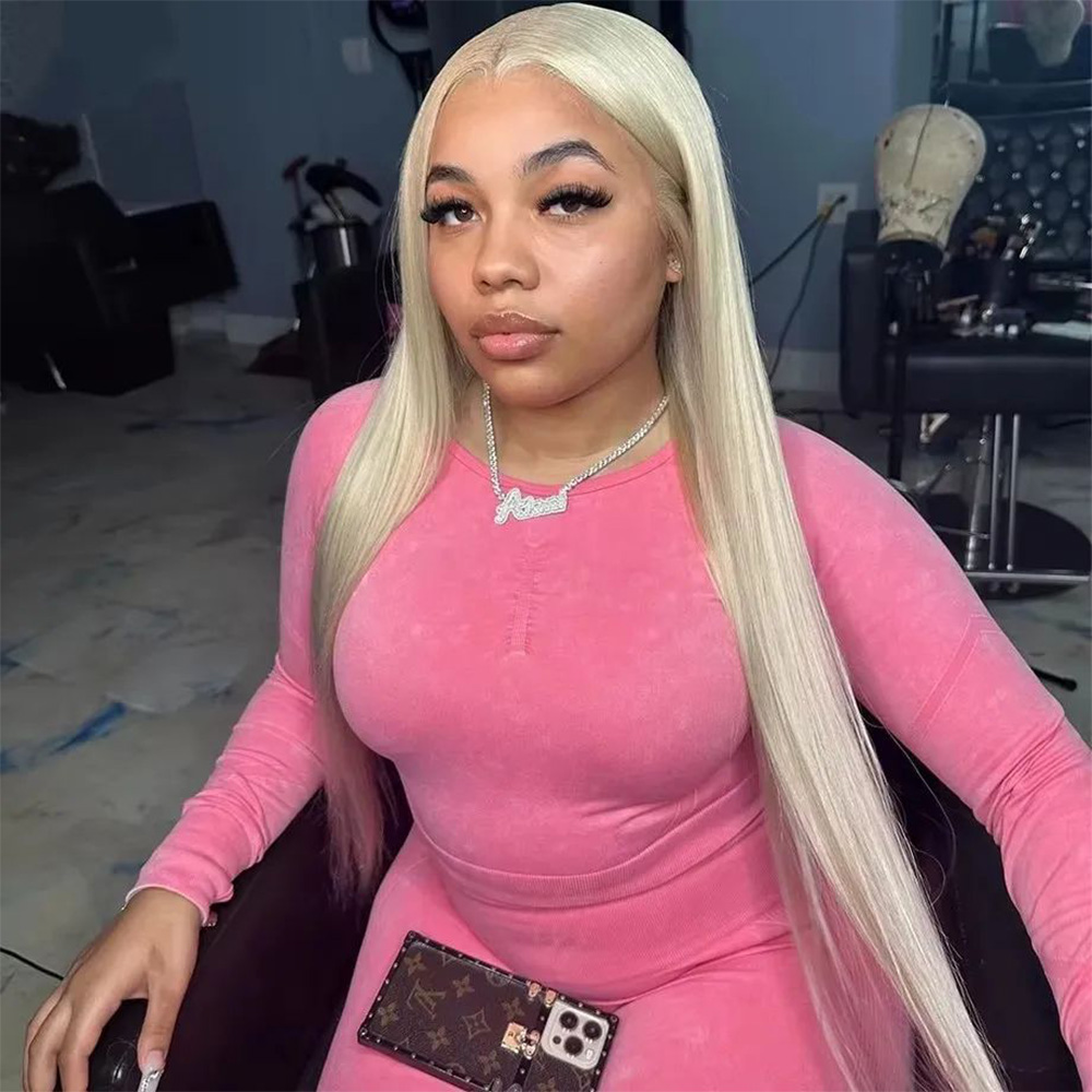 %200 Yoğunluk 613 Sarı Düz 13x - Hd Lace Frontal Wig Human Hair Pre Plucked incelemesi ve fiyatı