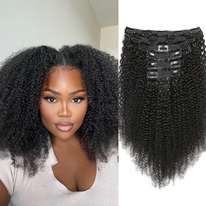Afro İnsan Saç Uzantıları Klip - Seamless Clip In Hair Extensions Human Hair incelemesi ve fiyatı
