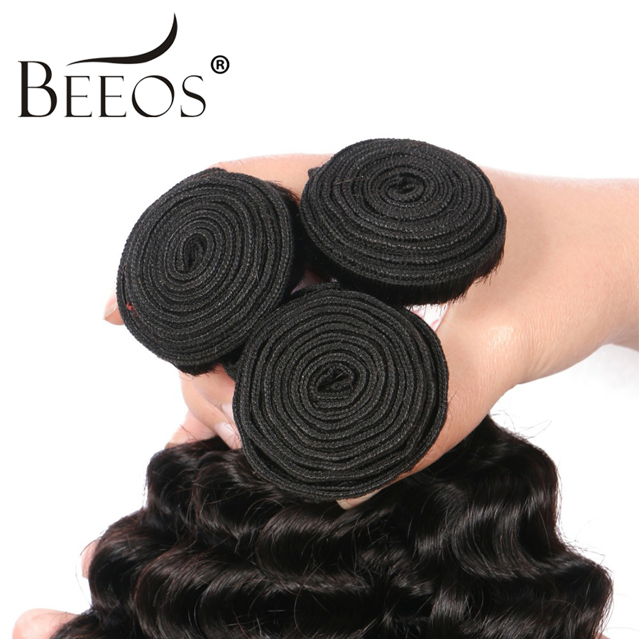 BEEOS doğal derin dalga demetl - Deep Wave 3 Bundles With Closure incelemesi ve fiyatı
