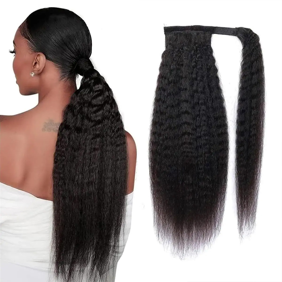 100g Kinky Düz İnsan Saç Etraf - Seamless Clip In Hair Extensions Human Hair incelemesi ve fiyatı