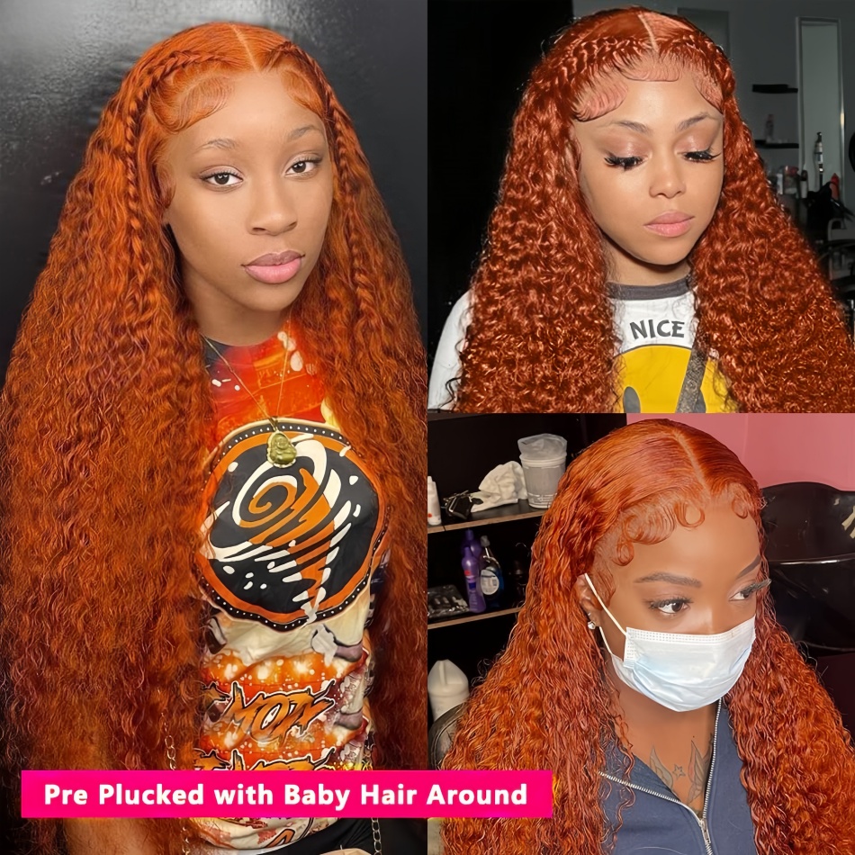 30 İnç Turuncu Zencefil Rengi  - Lace Front Wigs incelemesi ve fiyatı
