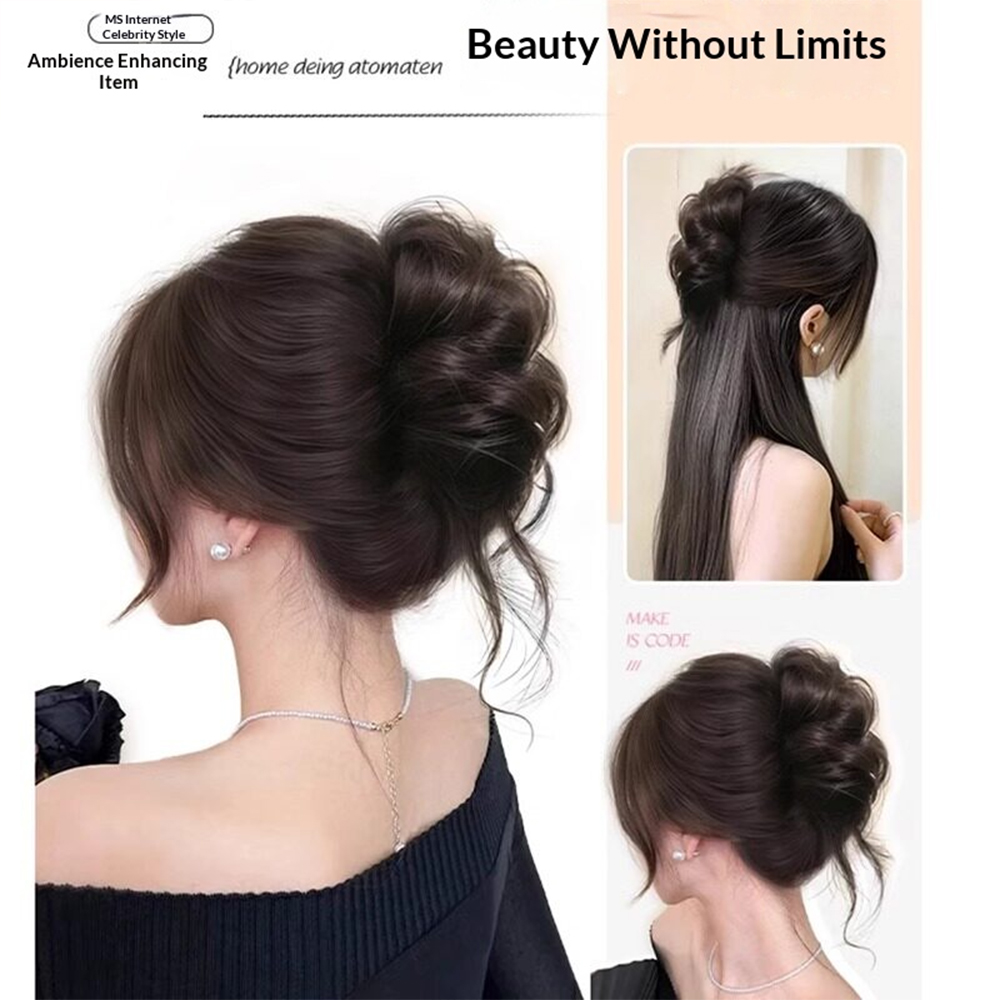 1 adet zarif Chignon Bun uzatm - Claw Clip Messy Bun Hair Piece incelemesi ve fiyatı