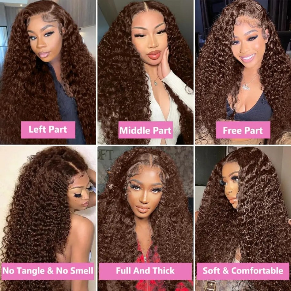 Kıvırcık Dantel Ön Peruk Çikol - Hd Lace Frontal Wig Human Hair Pre Plucked incelemesi ve fiyatı